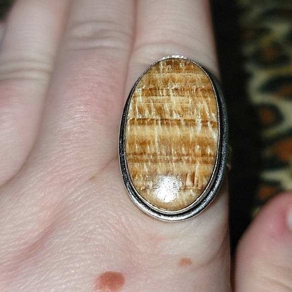 Picture Jasper Ring Size 8¾ - Picture 1 of 2
